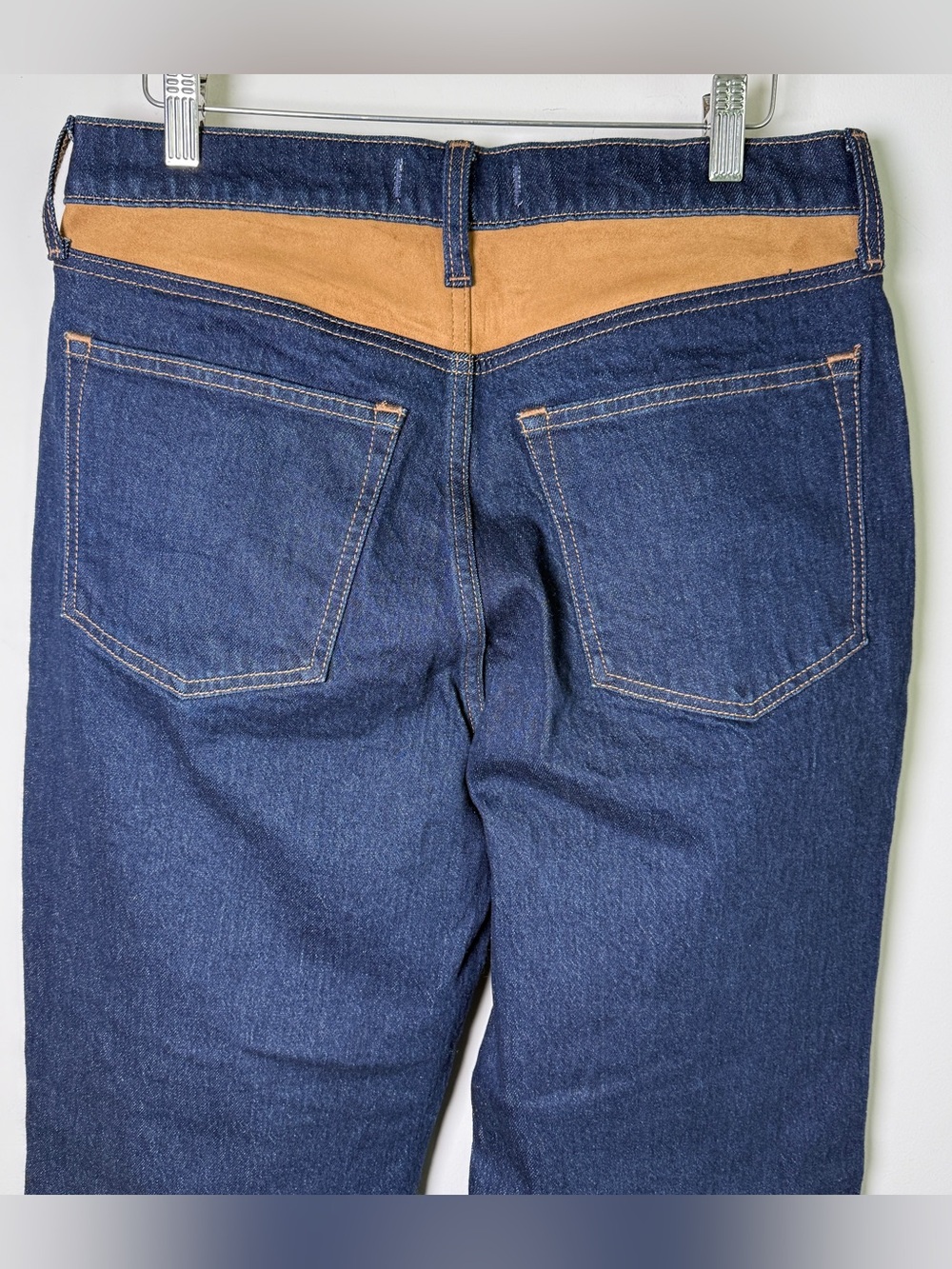 Abercrombie & Fitch High Rise 90s Relaxed Jeans Western Contrast Yoke Cowboy 30 - Picture 4 of 11